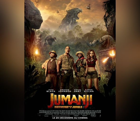 Jumanji : bienvenue dans la jungle