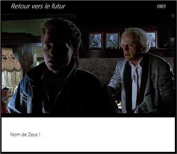 Vignette : Citations de films